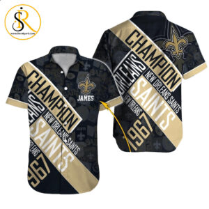 New Orleans Saints Hawaiian Shirt NFL Football Custom Hawaiian Shirt for Men Women Gift For Fans 16 SeratyArt