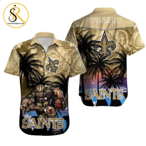 New Orleans Saints Hawaiian Shirt NFL Football Custom Hawaiian Shirt for Men Women Gift For Fans 17 SeratyArt