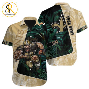 New Orleans Saints Hawaiian Shirt NFL Football Custom Hawaiian Shirt for Men Women Gift For Fans 18 SeratyArt