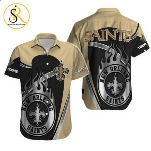 New Orleans Saints Hawaiian Shirt NFL Football Custom Hawaiian Shirt for Men Women Gift For Fans 2 SeratyArt
