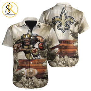 New Orleans Saints Hawaiian Shirt NFL Football Custom Hawaiian Shirt for Men Women Gift For Fans 20 SeratyArt