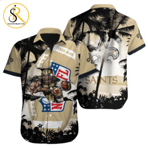 New Orleans Saints Hawaiian Shirt NFL Football Custom Hawaiian Shirt for Men Women Gift For Fans 22 SeratyArt