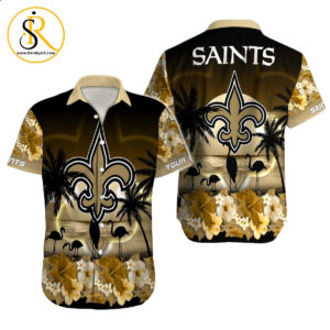 New Orleans Saints Hawaiian Shirt NFL Football Custom Hawaiian Shirt for Men Women Gift For Fans 23 SeratyArt