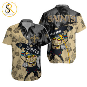 New Orleans Saints Hawaiian Shirt NFL Football Custom Hawaiian Shirt for Men Women Gift For Fans 3 SeratyArt