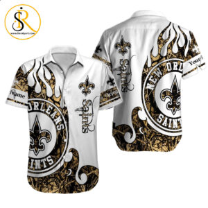 New Orleans Saints Hawaiian Shirt NFL Football Custom Hawaiian Shirt for Men Women Gift For Fans 43 SeratyArt