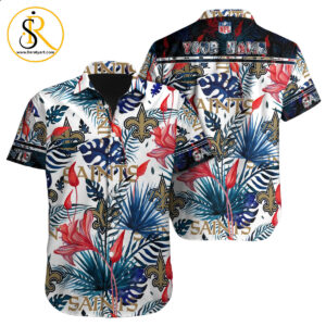 New Orleans Saints Hawaiian Shirt NFL Football Custom Hawaiian Shirt for Men Women Gift For Fans 49 SeratyArt