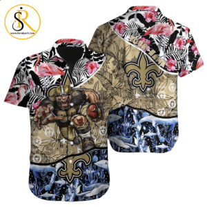 New Orleans Saints Hawaiian Shirt NFL Football Custom Hawaiian Shirt for Men Women Gift For Fans 50 SeratyArt