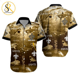New Orleans Saints NFL Hawaii Shirt NFL Football Custom Hawaiian Shirt for Men Women Gift For Fans SeratyArt