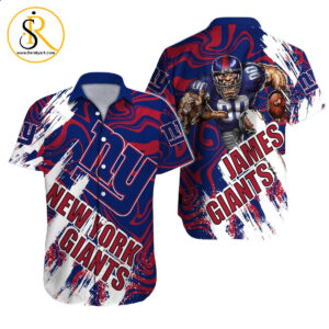 New York Giants Hawaiian Shirt NFL Football Custom Hawaiian Shirt for Men Women Gift For Fans 14 SeratyArt