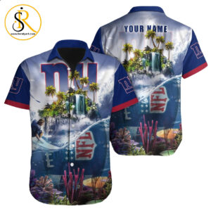 New York Giants Hawaiian Shirt NFL Football Custom Hawaiian Shirt for Men Women Gift For Fans 15 SeratyArt