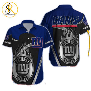 New York Giants Hawaiian Shirt NFL Football Custom Hawaiian Shirt for Men Women Gift For Fans 2 SeratyArt