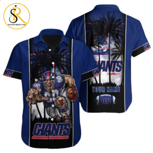 New York Giants Hawaiian Shirt NFL Football Custom Hawaiian Shirt for Men Women Gift For Fans 21 SeratyArt