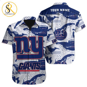 New York Giants Hawaiian Shirt NFL Football Custom Hawaiian Shirt for Men Women Gift For Fans 28 SeratyArt