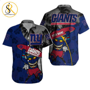 New York Giants Hawaiian Shirt NFL Football Custom Hawaiian Shirt for Men Women Gift For Fans 3 SeratyArt