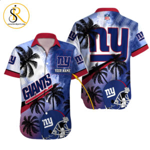 New York Giants Hawaiian Shirt NFL Football Custom Hawaiian Shirt for Men Women Gift For Fans 32 SeratyArt