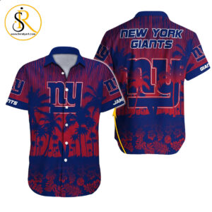 New York Giants Hawaiian Shirt NFL Football Custom Hawaiian Shirt for Men Women Gift For Fans 33 SeratyArt