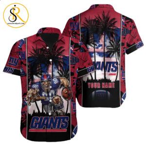 New York Giants Hawaiian Shirt NFL Football Custom Hawaiian Shirt for Men Women Gift For Fans 34 SeratyArt