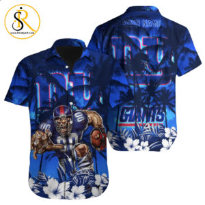 New York Giants Hawaiian Shirt NFL Football Custom Hawaiian Shirt for Men Women Gift For Fans 36 SeratyArt
