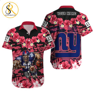 New York Giants Hawaiian Shirt NFL Football Custom Hawaiian Shirt for Men Women Gift For Fans 37 SeratyArt