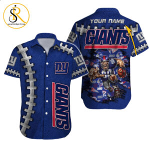 New York Giants Hawaiian Shirt NFL Football Custom Hawaiian Shirt for Men Women Gift For Fans 38 SeratyArt