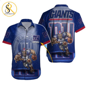 New York Giants Hawaiian Shirt NFL Football Custom Hawaiian Shirt for Men Women Gift For Fans 41 SeratyArt