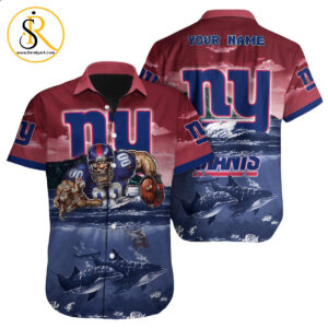 New York Giants Hawaiian Shirt NFL Football Custom Hawaiian Shirt for Men Women Gift For Fans 42 SeratyArt
