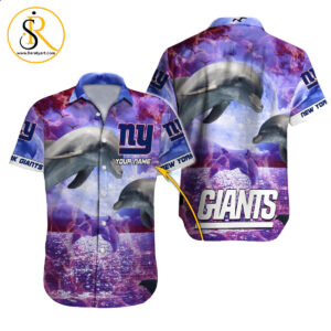 New York Giants Hawaiian Shirt NFL Football Custom Hawaiian Shirt for Men Women Gift For Fans 44 SeratyArt