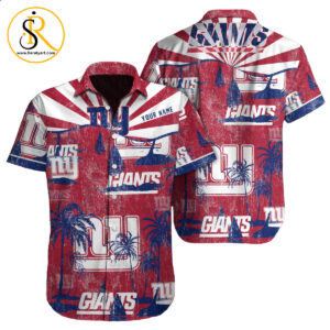 New York Giants Hawaiian Shirt NFL Football Custom Hawaiian Shirt for Men Women Gift For Fans SeratyArt
