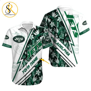 New York Jets Hawaiian Shirt NFL Football Custom Hawaiian Shirt for Men Women Gift For Fans 13 SeratyArt