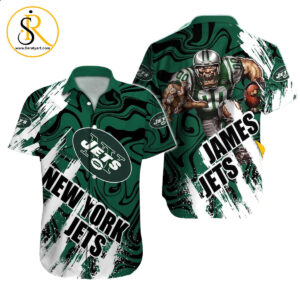 New York Jets Hawaiian Shirt NFL Football Custom Hawaiian Shirt for Men Women Gift For Fans 15 SeratyArt