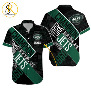 New York Jets Hawaiian Shirt NFL Football Custom Hawaiian Shirt for Men Women Gift For Fans 17 SeratyArt