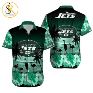 New York Jets Hawaiian Shirt NFL Football Custom Hawaiian Shirt for Men Women Gift For Fans 24 SeratyArt