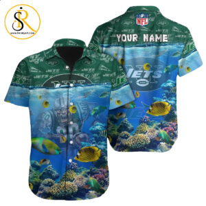 New York Jets Hawaiian Shirt NFL Football Custom Hawaiian Shirt for Men Women Gift For Fans 26 SeratyArt