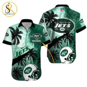 New York Jets Hawaiian Shirt NFL Football Custom Hawaiian Shirt for Men Women Gift For Fans 33 SeratyArt