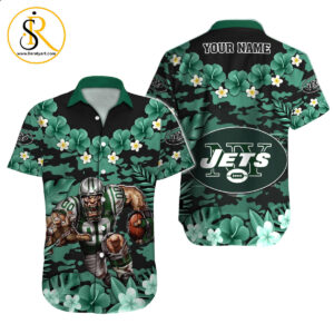 New York Jets Hawaiian Shirt NFL Football Custom Hawaiian Shirt for Men Women Gift For Fans 38 SeratyArt