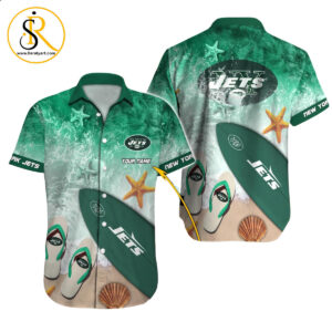 New York Jets Hawaiian Shirt NFL Football Custom Hawaiian Shirt for Men Women Gift For Fans 40 SeratyArt