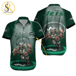 New York Jets Hawaiian Shirt NFL Football Custom Hawaiian Shirt for Men Women Gift For Fans 42 SeratyArt