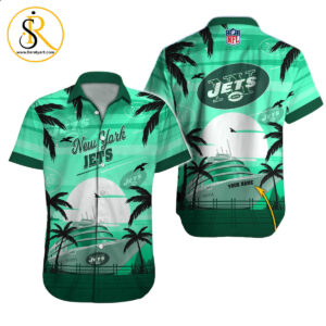 New York Jets Hawaiian Shirt NFL Football Custom Hawaiian Shirt for Men Women Gift For Fans 48 SeratyArt