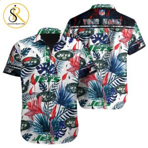 New York Jets Hawaiian Shirt NFL Football Custom Hawaiian Shirt for Men Women Gift For Fans 49 SeratyArt