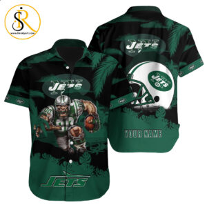 New York Jets Hawaiian Shirt NFL Football Custom Hawaiian Shirt for Men Women Gift For Fans 54 SeratyArt