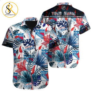 New York Rangers NHL Hawaiian Shirt Custom Hawaii Shirt for Men Women Gift for Fans SeratyArt