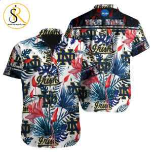 Notre Dame Fighting Irish NCAA Hawaiian Shirt Custom Hawaii Shirt for Men Women Gift for Fans 14 SeratyArt