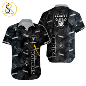 Oakland Raiders NFL Hawaii Shirt NFL Football Custom Hawaiian Shirt for Men Women Gift For Fans 2 SeratyArt