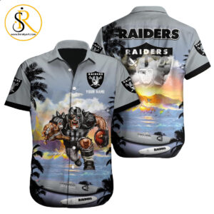 Oakland Raiders NFL NFL Football Custom Hawaiian Shirt for Men Women Gift For Fans SeratyArt