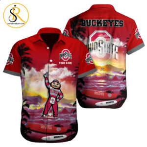 Ohio State Buckeyes NCAA Custom Hawaii Shirt for Men Women Gift for Fans SeratyArt