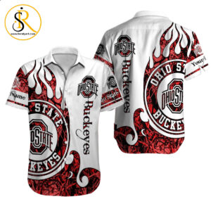 Ohio State Buckeyes NCAA Hawaiian Shirt Custom Hawaii Shirt for Men Women Gift for Fans 8 SeratyArt