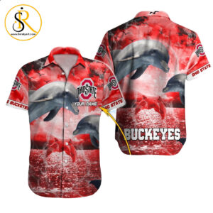 Ohio State Buckeyes NCAA Hawaiian Shirt Custom Hawaii Shirt for Men Women Gift for Fans 9 SeratyArt