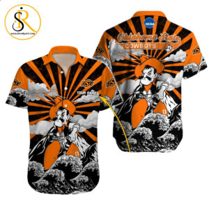 Oklahoma State Cowboys NCAA Hawaiian Shirt Custom Hawaii Shirt for Men Women Gift for Fans 11 SeratyArt