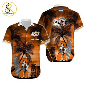 Oklahoma State Cowboys NCAA Hawaiian Shirt Custom Hawaii Shirt for Men Women Gift for Fans 12 SeratyArt