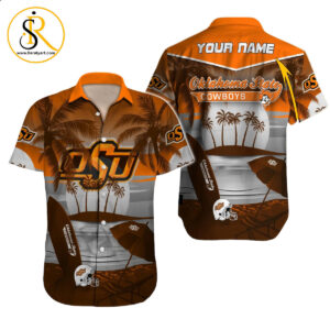 Oklahoma State Cowboys NCAA Hawaiian Shirt Custom Hawaii Shirt for Men Women Gift for Fans 14 SeratyArt